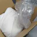WhatsBedding Feather Down Fiber White Comforter,All Season Luxury Bed Comforter,Ultra Soft 100% Cotton Duvet Insert, Twin Size 68"x90"