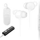 CKG Sleep Earbuds for Side Sleepers, All Silicone Made with Soft and Zero-Pressure Comfortable Earbuds for Sleeping on Side,12 Hours Playtime, Bluetooth Multipoint for Personalized Sleep Aid Music
