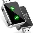 Wireless CarPlay Adapter for IPhone, 2025 Upgrade 2-in-1 CarPlay & Android Auto Adapter, Mini Size Converts Wired to Wireless Car Play with USB & Type-C, Plug and Play, Stable Control & No Delay