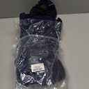 Pursky Women's Softshell Jacket Lightweight Fleece Lined Rain Jacket Waterproof Warm Windbreaker Coat With Removable Hood (Navy Blue, XS)