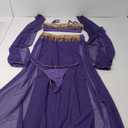 Exotic Wear Dancer Outfits,High Slit Skirt Sexy Lingerie For Women,Belly Dance Costume Cosplay Festival , Extra Large, Purple 