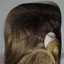 Blonde Wig with Bangs Long curly wavy Wig for Women Ombre wig with Brown root skin-friendly synthetic fiber for festival holiday Use 26IN