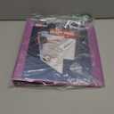 Avery Heavy-Duty View 3 Ring Binder, 1 Inch One Touch Slant Rings, 250-Sheet Capacity, DuraHinge, 1.4 Inch Wide Spine, Customizable Clear Cover and Spine, 1 Orchid Purple Binder (79272)