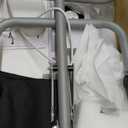 Portable Manicure Table Foldable Nail Desk with Charging Station & Dust Collector Professional Nail Tech Table for Technician Spa Salon Workstation, Wrist Pad 4 Lockable Wheels, White Marbled