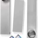 Dryer Vent Kit Slim 4" Telescoping Dryer Vent Hose/Periscope Duct (25"-55") - Flat Dryer Vent Duct for Tight Spaces, Stainless Steel Compatible with Whirlpool,LG,Samsung,Includes 2 Rolls Foil Tape