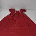 No Brand Regency Dresses for Women Luxurious Rhinestone Satin Victorian Party Gown Burgundy Large 