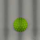 DISSKNIC Indestructible Squeaky Dog Balls, Interactive Dog Toys for Aggressive Chewers Large Breed for Relieving Anxiety, Dog Chew Toys Balls for Aggressive Chewers, Outdoor Dog Toys Dog Water Toys (Green)