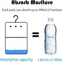 10 Pack Moisture Absorber Hanging Bags, Fragrance Free Humidity Packs, Hanging Closet Dehumidifier Bags (Mix)