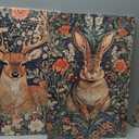 SIXWOOD William Morris Forest Animal Canvas Wall Art 3-Piece, 16"x24" Each