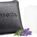 Car Air Freshener Diffuser Provence Lavender Scented 2 Pack, Car Fresheners Vent Clip Leather Design, Car Diffuser Flower Scented for 30 days Long Lasting Black