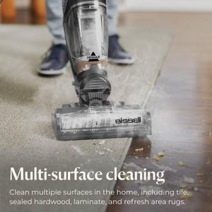 BISSELL CrossWave HydroSteam Wet Dry Vac, Multi-Purpose Vacuum, Wash, and Steam