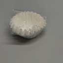 Basket Coffee Filters 8-12 Cup, 100 Count Flat Bottom Paper Filters for Drip Coffee Makers, Compatible with Mr. Coffee, BLACK+DECKER, Cuisinart, White