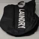 DOKEHOM 125L X-Large Laundry Basket, Collapsible Laundry Bag, Freestanding Tall Clothes Hamper, Foldable Washing Bin (Black)