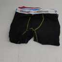 Hanes Men's Underwear, Stretch Cotton Boxer Briefs for Men, Moisture-wicking, Multi-Pack (Large, Black Color Band - 6 Pack)