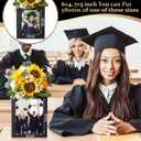 Spiareal 12 Pcs Graduation Box Centerpieces for Table 6/7 Inch Photo Display Congrats Grad Party Favor Gift College Picture Box Photo Props Frame for Graduation Table Decoration(Black)