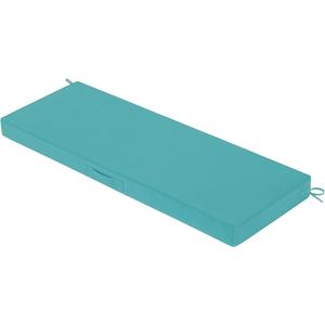 Outdoor Bench Cushion - 48" x 18" x 3" Bench Cushions for Outdoor Furniture, Non-Slip Outdoor Swing Cushions with Removable Cover, Patio Bench Cushion for Backyard Porch Settee (Teal)
