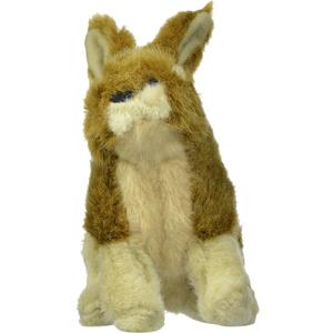 Hyper Pet Wildlife Critters Rabbit Plush Dog Toy with Squeaker, Brown