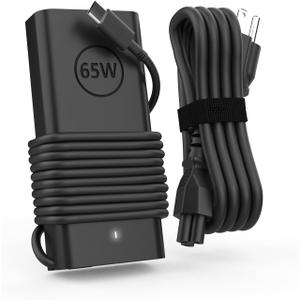 65W USB C Laptop Charger Compatible with Dell Computer Power Cord Adapter Type C Latitude 5420 5520 7420 5540 5430 7440 7430 5440 5450 5550 5530 5340 3550, XPS 13, Inspiron 14 16 2in1