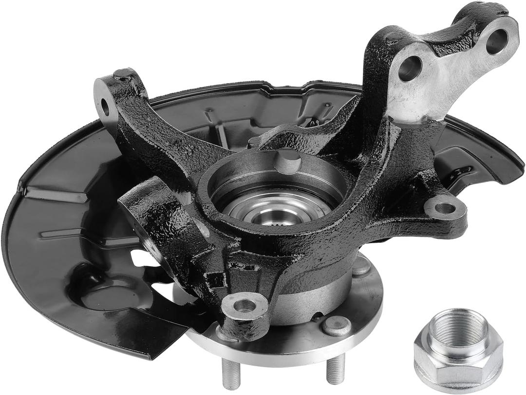 Front Steering Knuckle & Wheel Bearing Hub Assembly Compatible with Toyota Camry LE XLE L 2.5L 2012-2017, Left Driver Side Replaces # 686-249,43212AA010,43502-AA011,LK045