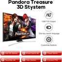 HHU Pandoras Box Arcade Game Console 60000 Games Pre-Install，Two Separate Joysticks，Retro Game Machine for TV PC Projector, Supports Up to 4 Players