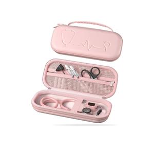 ProCase Stethoscope Case for 3M Littmann Classic III & Cardiology IV, Hard Protective Carrying Bag Fits MDF, ADC, Omron Stethoscopes, Medical Storage Organizer for Nurses & Nursing Students -Pink