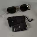 livho 2025 Trendy Oval Sunglasses - Stylish Polarized Shades for Everyday - Retro Metal Frames 
