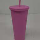 Mermaid Scale Matte Tumbler - Hot Pink, 17 Oz