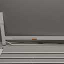 Regalo Safety 36" Extra Tall and 49" Wide Baby Gate for Doorways & Bottom of Stairs, Pressure Mounted Walk Through Baby Gate for Toddlers & Pets, Tested & Safe, American Designed, American Owned (White)