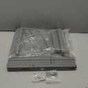 PASAMIC Adirondack Square Side Table, HDPE Outdoor Side Tables, Weather Resistant End Table for Patio, Backyard, Pool, Indoor Companion, Beach, Easy Maintenance (Grey)