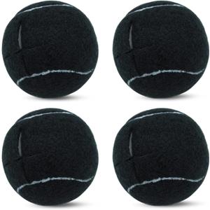 Magicorange 4 PCS Precut Walker Tennis Balls for Furniture Legs and Floor Protection, Heavy Duty Long Lasting Felt Pad Glide Coverings, 2.5 inch