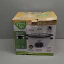 GreenLife 6QT Slow Cooker, Non-Toxic PFAS-Free Ceramic Nonstick Removable Interior Bowl, Programmable, Family Friendly, Keep Warm, Stovetop & Oven Safe, Dishwasher Safe Parts, Timer, Glass Lid, White