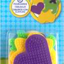 Perler Small Fun Shaped Pegboards for Fuse Beads, Assorted, 8.5 x 5.25 x 2, Pack of 5