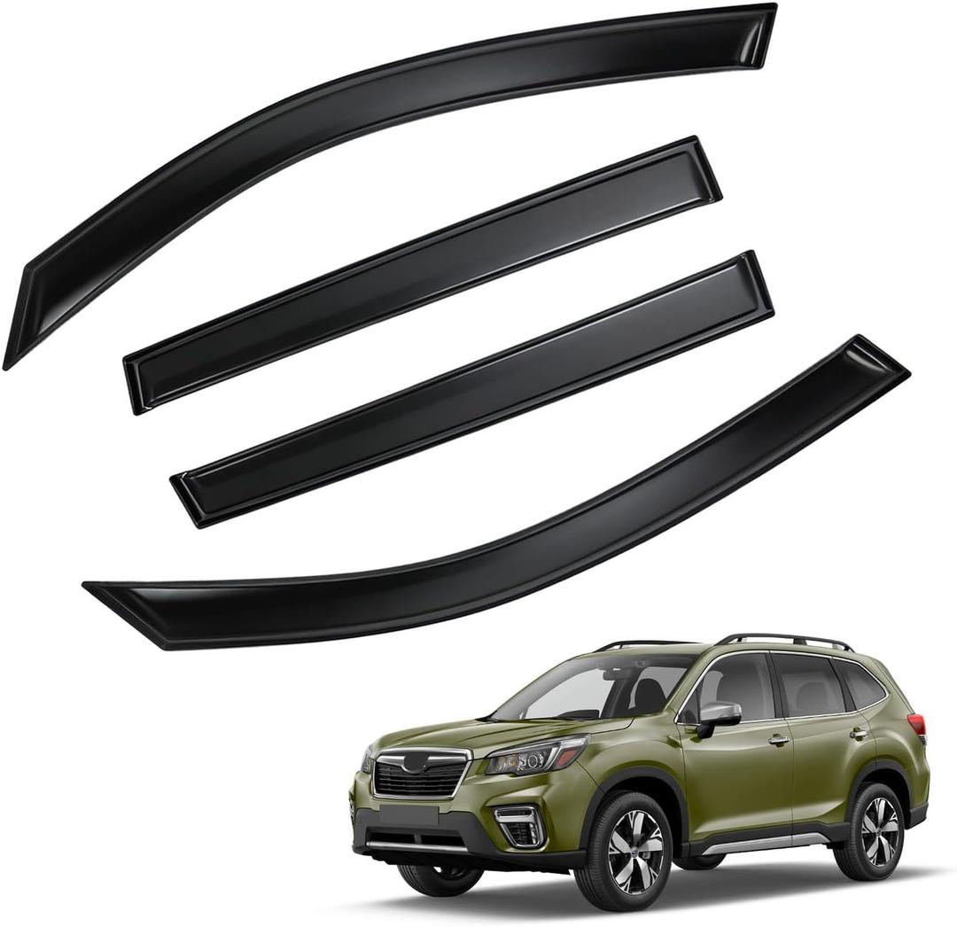 in-Channel Rain Guards Compatible with 2019-2024 Subaru Forester