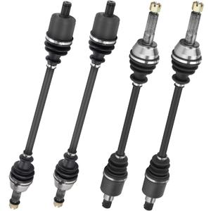 Front and Rear ATV CV Axle Drive shaft Assembly Set for Polaris RZR S 800/4 800 2009 2010 2011 2012 2013 2014, Replace for 1332885 1332637 1332883 (NOT FIT RZR 800) - Full Set