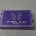 UV Resin Molds Jewelry Making Kit with UV Lamp and Casting Tools -300g Super Clear, Hard, Low Odor, Premixed and Fast Curing for Keychains, Earrings, DIY Craft Decorations