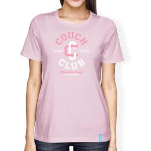 Southern Couture Couch Club - Do Not Disturb - Pink Cotton Women's Casual Short Sleeve T-Shirt - Large