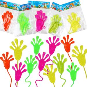 30PCS Sticky Hands, Stretchy Sticky Hand Toys Party Favors for Kids Xmas Gift Easter Basket Stuffers Easter Egg Fillers for Kids Birthday Party Supplies