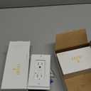 LEOD 15Amp 125 Volt TR&WR/Tamper Resistant & Weather Resistant GFCI Outlet, One GFCI Socket with 2 Types Wall Plates+Blue LED Indicator, White, ETL Listed (2 Pack)