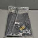 MAGZO Hanging Screen Door, Fits Door Size 36" x 80" (Curtain Size 38'' x 81''), Upgraded Fiberglass Mesh with Tension Rod&Hook&Loop (One Piece Can be Installed in 2 Ways), Weighted Bottom, Grey (Gray)