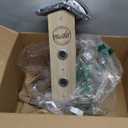 Wild Wings WWGF1-DECO Galvanized Weathered Vertical Cedar Bird Hopper Feeder
