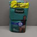 Depend Fresh Protection Adult Diapers, Incontinence Underwear for Men, Disposable, Maximum, Large, Grey, 28 Count
