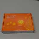 Red Light Therapy for Neck and Shoulders Wrap, Cordless Infrared Heating Pad Belt with Vibration for Body, Hands, Rechargeable Portable Neck Massager with Heat 660nm/850nm (Black)