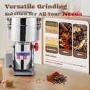 Moongiantgo 2500g LED Digital Grain Mill Electric Spice Grinder - Stainless Steel High Speed Machine Pulverizer for Kitchen Cereals Herb Pepper Coffee Corn Flour (Swing Type, 110V)