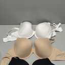 Fruit of The Loom Women's Smooth Cotton T-Shirt Bra - Ultra-Soft, Flexible, and Invisible Under Tees, 40DDD