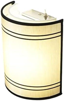 Maichis 12V LED RV Wall Sconce, Beige Fabric Shade, Stainless Steel Base, 4.69" L x 4.3" W x 8.5" H, Indoor Use, Modern Style, Bedroom, RV, Trailer, Motorhome, Boat