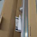 Linear Shower Drain 32 Inch, 304 Stainless Steel Shower Drain, Modern Shower Floor Drain (Brushed Nickel) with Grate Removable, Adjustable Leveling Feet, Long Shower Drain