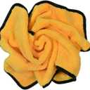 2 x CARCAREZ Microfiber Car Drying Towels, 16x24 Inch Large Car Wash Detailing Buffing Polishing Towel with Microfiber Cloth (Gold, 6)