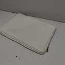 Basic Cream Solid Color Bathroom Rug, Non Slip & Soft Absorbent Bath Mat Carpets for Bathroom 16" x 24"