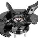 Front Steering Knuckle & Wheel Bearing Hub Assembly Compatible with Honda Civic 2012-2016 1.8L, Left Driver Side Replaces # 51216-TR3-Y00,51216-TR0-A00,LK097