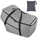 Infant Car Seat Travel Bag  Fits Infant Car Seats with AntiRebound Bar Base, Car Seat Airplane Bag for Chicco/Graco/Nuna/Cosco/Britax/Uppababy Baby Car Seat, Water Dirt Tear Resistant, Grey Upgrade